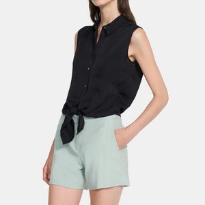 Theory 100% silk shirt